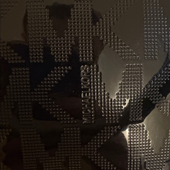 Michael Kors Black and Tan Tote Bag 9"x12" - Picture 10 of 17